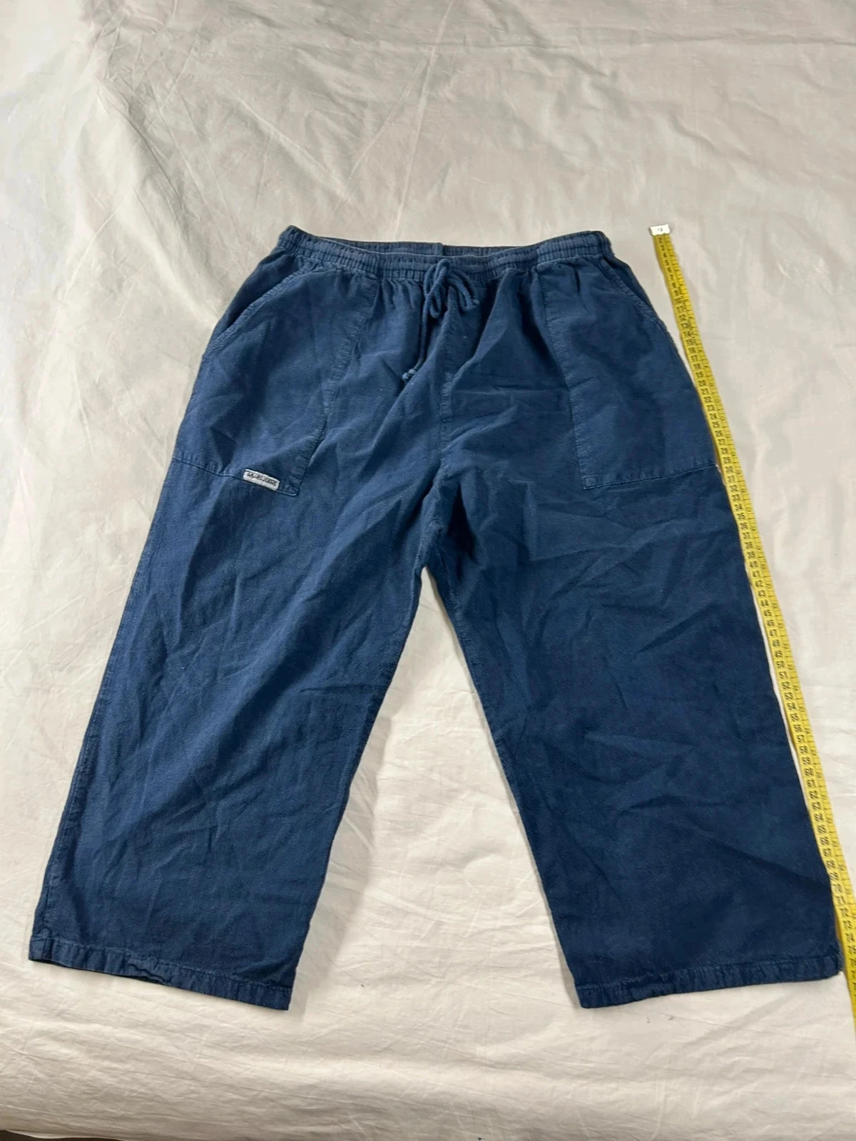 Pantacourt bleu marine vintage amaro jeans taille L